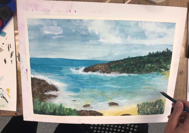 Cocktails & Canvas | Watercolour Seascapes on Canvas - Banner - 1659616021