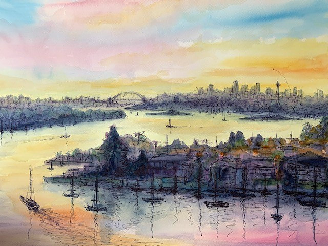 Cocktails & Canvas | Watercolour Seascapes on Canvas - Banner - 1659615975