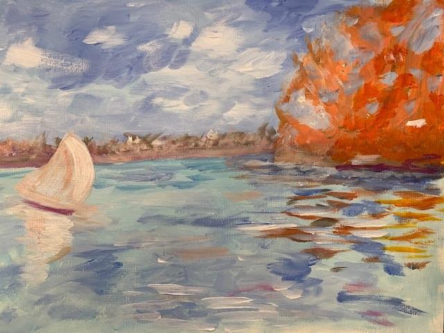 Cocktails & Canvas | Monet's Sailboats - Banner - 1653541903