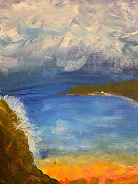 **NEW** TEENS Impasto Stormy Seascapes - Half Day Workshop | 2-5pm - Banner - 1653394734