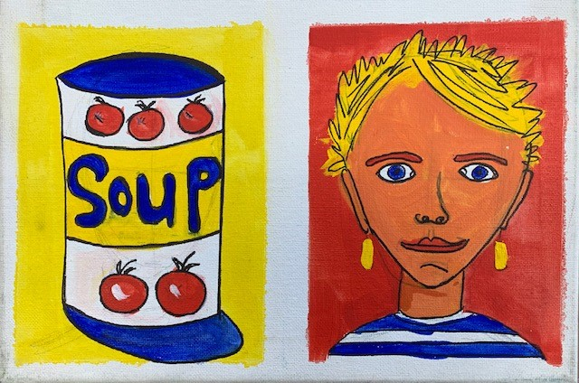 Pop Art Portraits & Soup Cans - Full Day Workshop | 9am-3pm - Main Banner