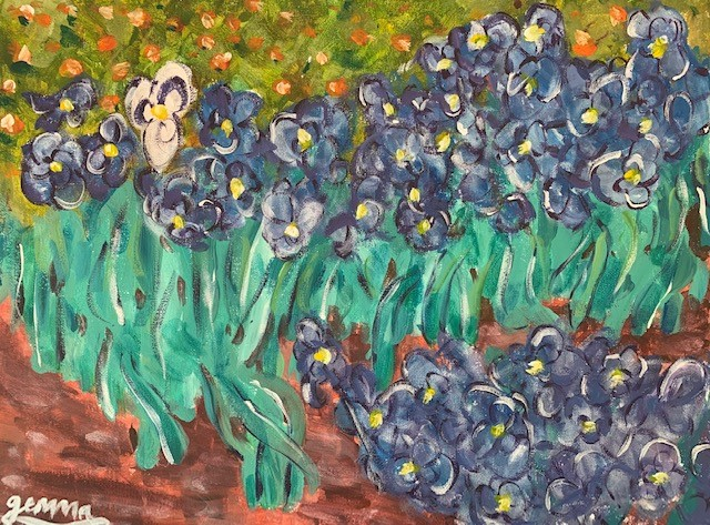 Cocktails & Canvas | Van Gogh Inspired Irises - Main Banner