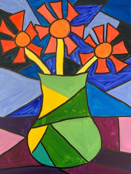 Picasso Vase & Flowers - Half Day Workshop | 2-5pm - Main Banner
